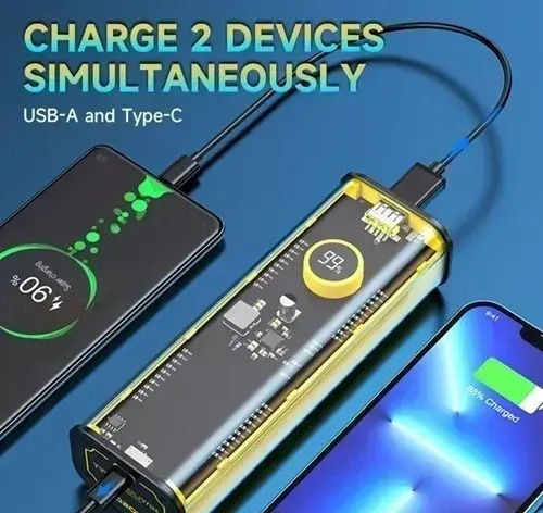 Andowl Q-CD1008 Power Bank 30000mAh 22.5W Multicolour vue 4