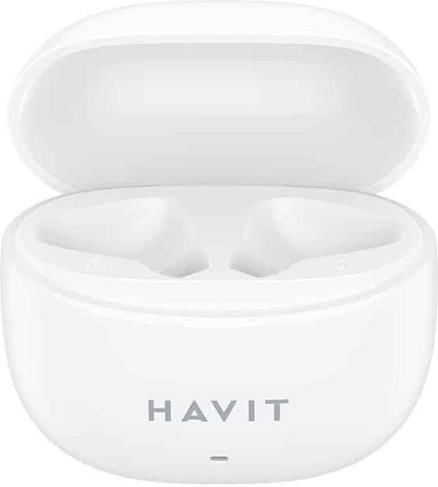 Havit TW941 In-ear Bluetooth Handsfree Earphones with Charging Case White view 4