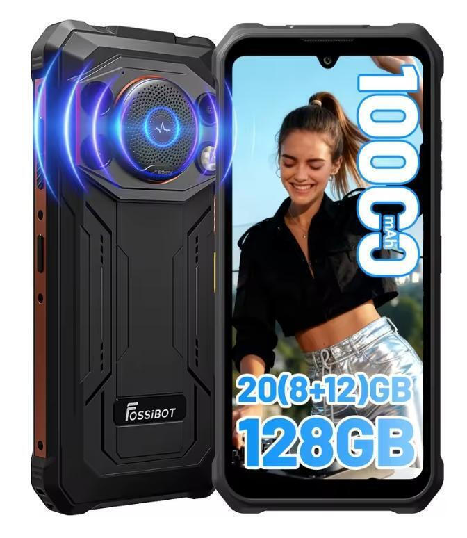 Fossibot F110 Pro 5G Dual SIM (8/128GB) Rugged Smartphone Black/Orange