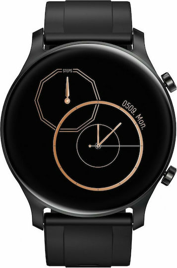 Haylou RS3 51mm Waterproof Smartwatch with Heart Rate Monitor (Black)
