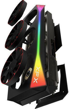 XFX Radeon RX 9070 XT 16GB GDDR6 Mercury OC Magnetic Air Edition RGB Graphics Card view 5