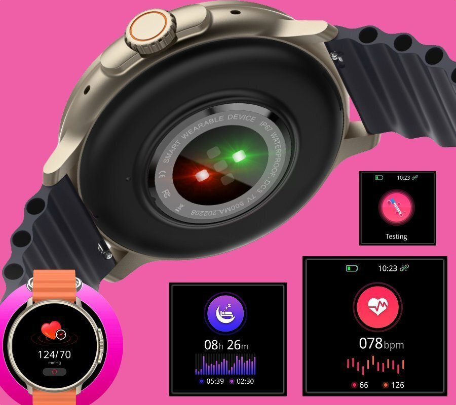 Rubicon Smartwatch Rncf15 Cream Rncf15 προβολή 6