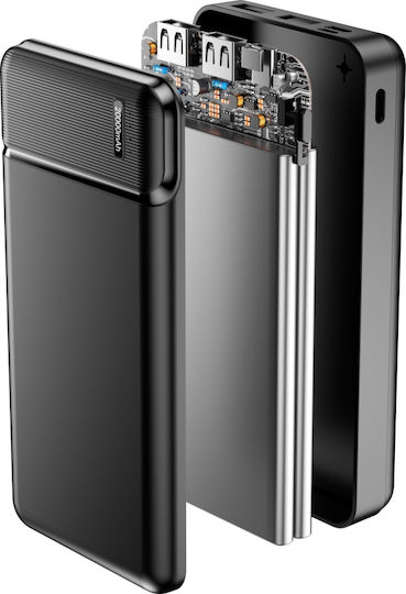 Maxlife MXPB-01 Power Bank 20000mAh with 2 USB-A Ports Black vue 7