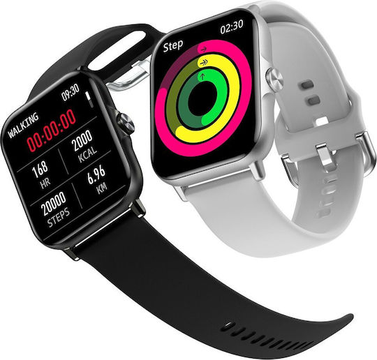 Microwear A01 Smartwatch (Silver) view 2