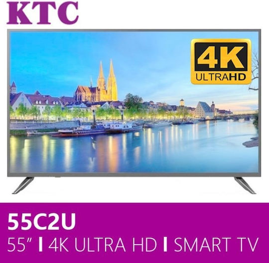 KTC Smart Television 55" 4K UHD LED 55GFU-FDVB HDR (2023) view 1