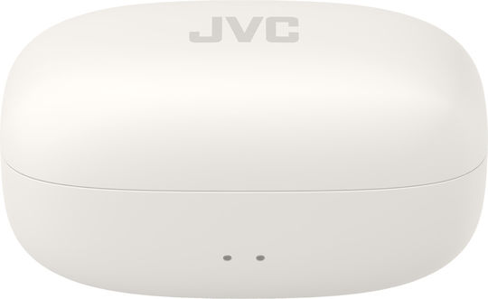 JVC HA-NP1T Open Ear Bluetooth Handsfree Earphones with Sweat Resistance and Charging Case Off White vue 6