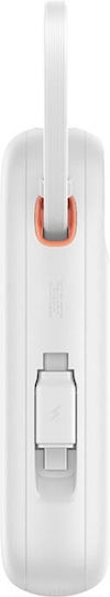 Baseus QPow 2 Power Bank 20000mAh 30W with USB-A Port and 2 USB-C Ports White view 6