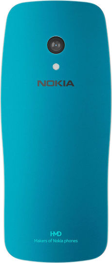 Nokia 3210 Dual SIM (125MB/125MB) Mobile with Buttons Scuba Blue view 3