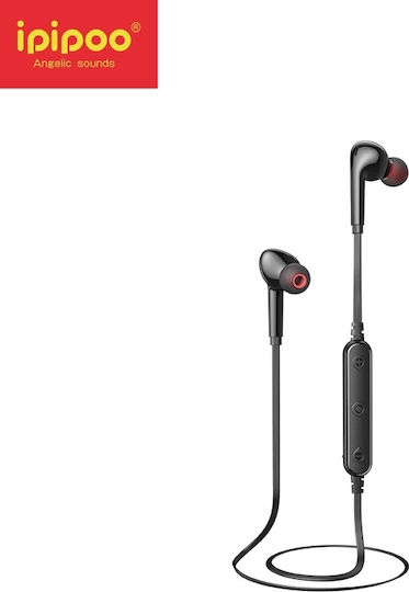 Ipipoo AP-7 In-ear Bluetooth Handsfree Earphones with Sweat Resistance Black view 4