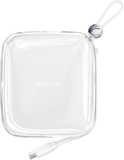 Joyroom Jelly Series JR-L005 Power Bank 10000mAh 12W with USB-C Port White