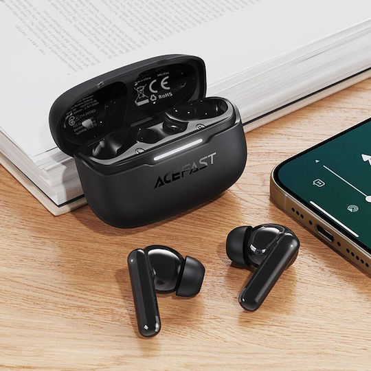 Acefast W5 In-ear Bluetooth Handsfree Earphones with Sweat Resistance and Charging Case Black view 5