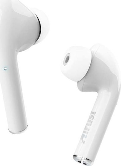 Trust Nika Touch In-ear Bluetooth Handsfree Earphones with Charging Case White view 2