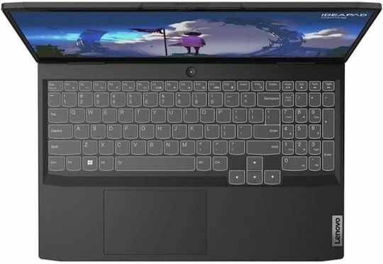 Lenovo IdeaPad Gaming 3 15ARH7 15.6" IPS FHD 165Hz (Ryzen 7-6800H/16GB/512GB SSD/GeForce RTX 3050 Ti/No OS) Onyx Grey (ES Keyboard) view 4