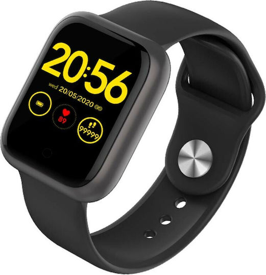 1More Omthing E-Joy Waterproof Smartwatch with Heart Rate Monitor (Black) view 2