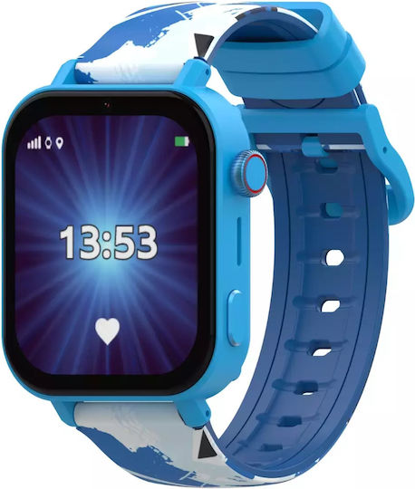 KiDiZ Premium SOS button Smartwatch with SIM (Blue) view 3