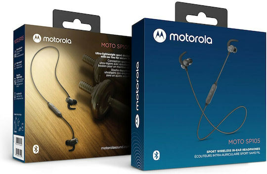 Motorola SP105 In-ear Bluetooth Handsfree Earphones with Sweat Resistance Black vista 2