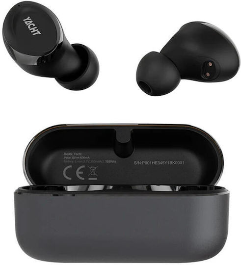 HiFuture YACHT In-ear Bluetooth Handsfree Earphones with Sweat Resistance and Charging Case Black