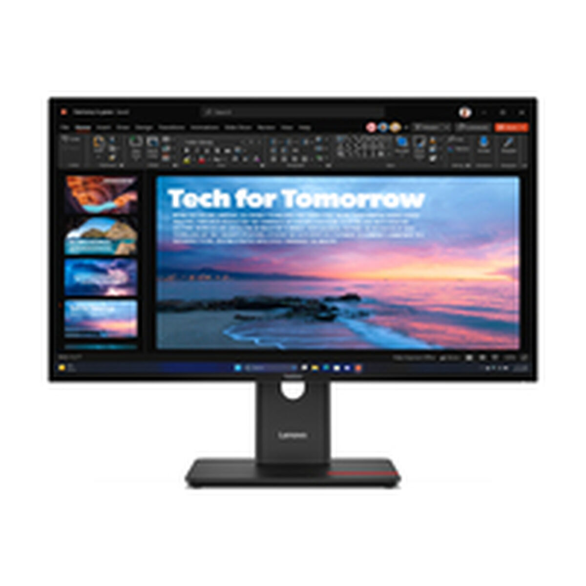 Lenovo 64AAGAT2EU Monitor 27" QHD 2560x1440 view 3