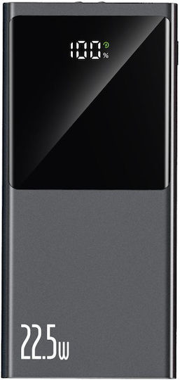 Tech-Protect PB12 Power Bank 10000mAh 22.5W with 2 USB-A Ports and USB-C Port Power Delivery / Quick Charge 3.0 Gray vue 3