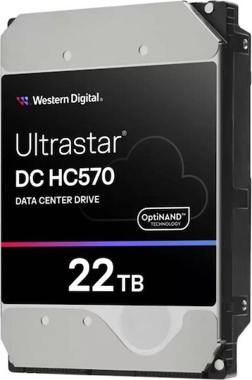 Western Digital Ultrastar DC HC570 512E SE P3 DC 22TB HDD Hard Drive 3.5" SAS 3.0 7200rpm with 512MB Cache for Server 0F48052 view 5