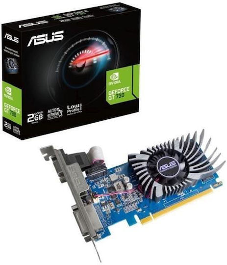 Asus GeForce GT 730 2GB GDDR3 EVO Low Profile Graphics Card view 5