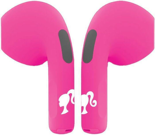 Lexibook Barbie Earbud Bluetooth Handsfree Earphones with Charging Case Pink view 3