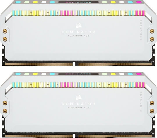 Corsair Dominator Platinum RGB DDR5 64GB RAM with 2x32GB Modules and Speed 5600 for Desktop CMT64GX5M2B5600C40W view 2