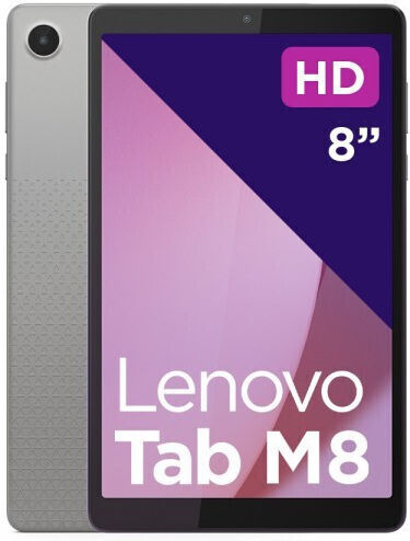 Lenovo Tab M8 (4th Gen) 8" (4GB/64GB/Clear Case & Film) Arctic Grey view 1