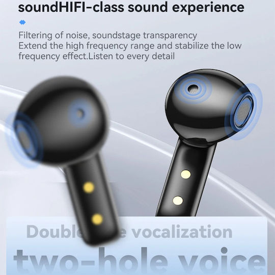 Yesido TWS25 In-ear Bluetooth Handsfree Earphones with Charging Case Black view 2