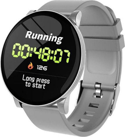 W8 Smartwatch with Heart Rate Monitor (Gray)