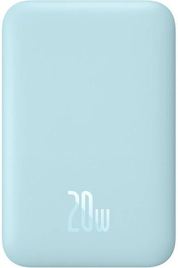 Baseus Magnetic Mini Power Bank 6000mAh 20W with USB-C Port Blue