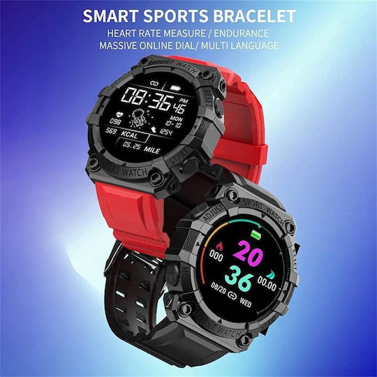 FD68S Smartwatch with Heart Rate Monitor (Pink) view 5