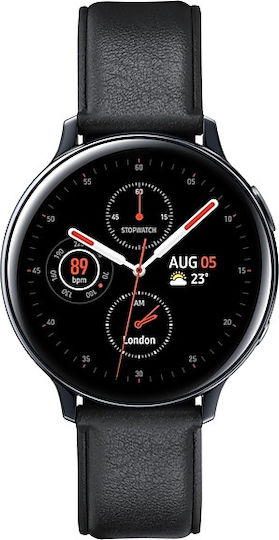 Samsung Galaxy Watch Active2 Stainless Steel 44mm Waterproof with Heart Rate Monitor (Black) view 1