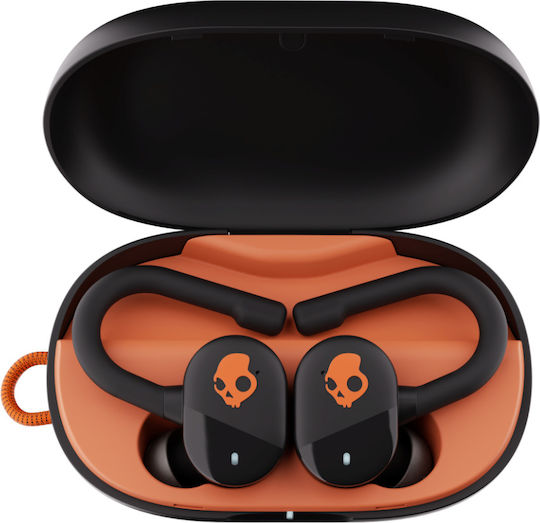 Skullcandy Push Play Active In-ear Bluetooth Handsfree Earphones with Sweat Resistance and Charging Case Black/Orange vista 2