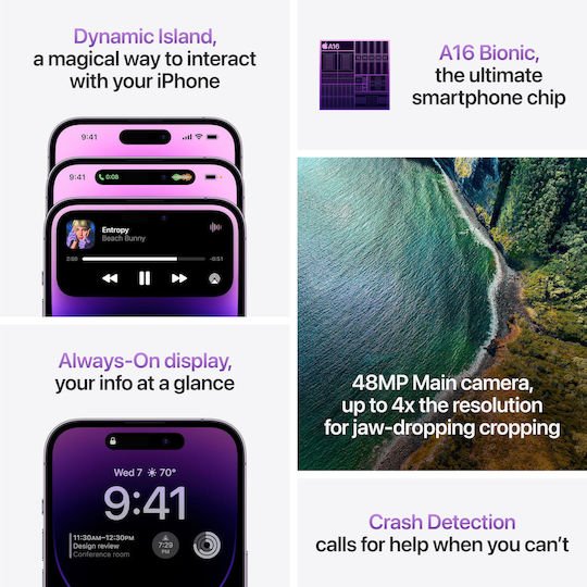 Apple iPhone 14 Pro Max 5G (6GB/128GB) Deep Purple view 8