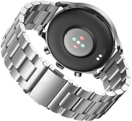 Riversong Motive 9 Max Smartwatch with Heart Rate Monitor (Silver) view 5