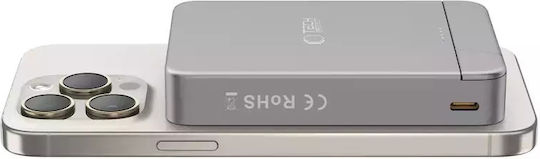 Tech-Protect PB15 MagSafe Power Bank 10000mAh 15W with USB-C Port Gray vista 4