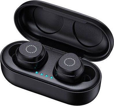 Joyroom JR-TL1 Pro In-ear Bluetooth Handsfree Earphones with Sweat Resistance and Charging Case Black view 2