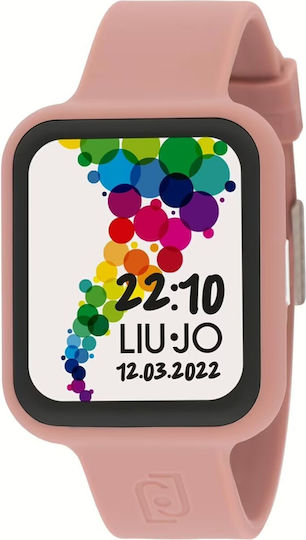 Liu Jo Voice Fancy Stainless Steel 42mm Smartwatch with Heart Rate Monitor (Pink) view 2