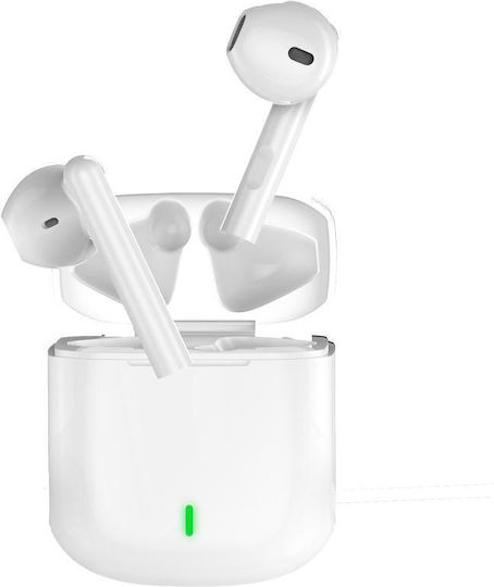 XO X20 Square Ring TWS In-ear Bluetooth Handsfree Earphones with Charging Case White view 1