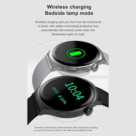 NO.1 DT4 Mate 45mm Smartwatch with Heart Rate Monitor (Pink) view 7