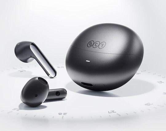 QCY AilyBuds Pro HT10 Bluetooth Handsfree Earphones with Sweat Resistance and Charging Case Black view 3