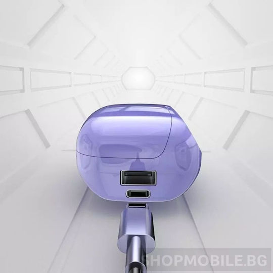 M32 In-ear Bluetooth Handsfree Earphones with Charging Case Purple view 3
