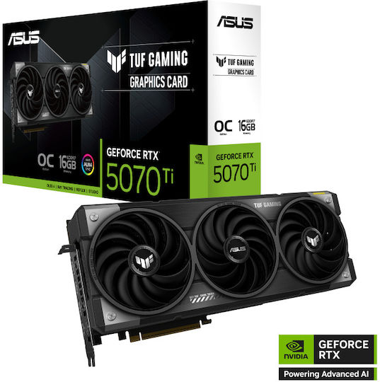Asus GeForce RTX 5070 Ti 16GB GDDR7 TUF Gaming OC Graphics Card