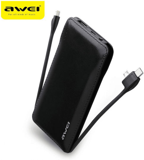 P510K Power Bank 10000mAh with USB-A Port Black view 2