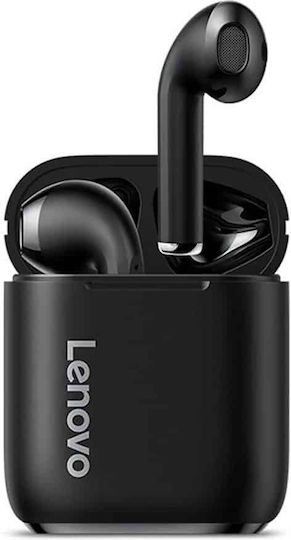 Lenovo LP2 Earbud Bluetooth Handsfree Earphones with Sweat Resistance and Charging Case Black