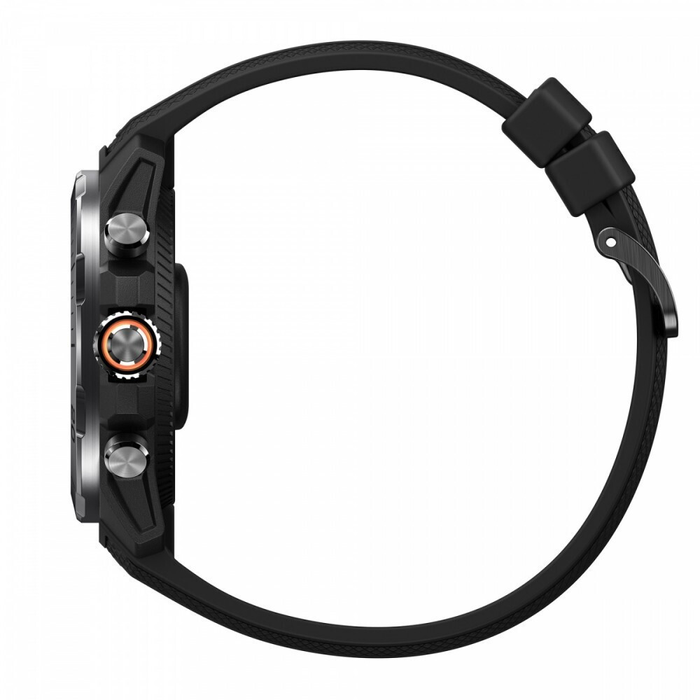 Mibro GS Explorer Stainless Steel 47mm Waterproof Smartwatch with Heart Rate Monitor (Black) vista 5