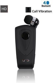 Κ6 ClipOn In-ear Bluetooth Handsfree Earphone Lapel Black view 1