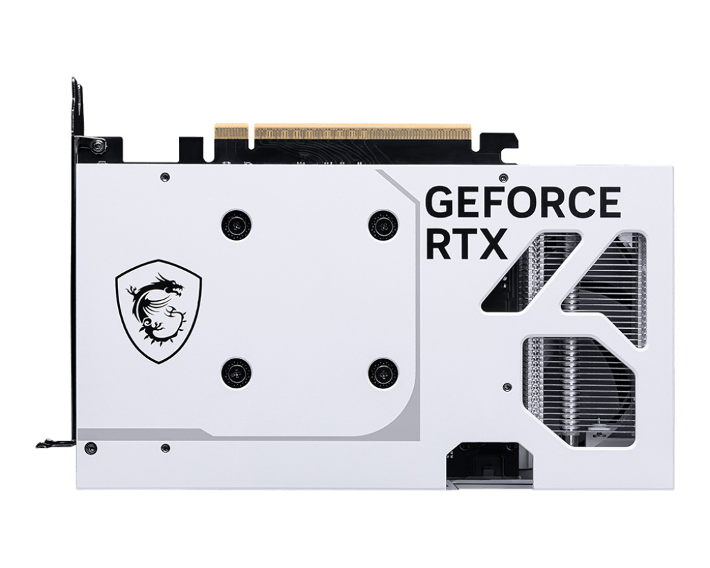 MSI GeForce RTX 5060 8GB GDDR7 Ventus 2X OC White Graphics Card V537-003R vue 4