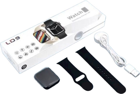 LD9 Smartwatch with Heart Rate Monitor (Black) view 4